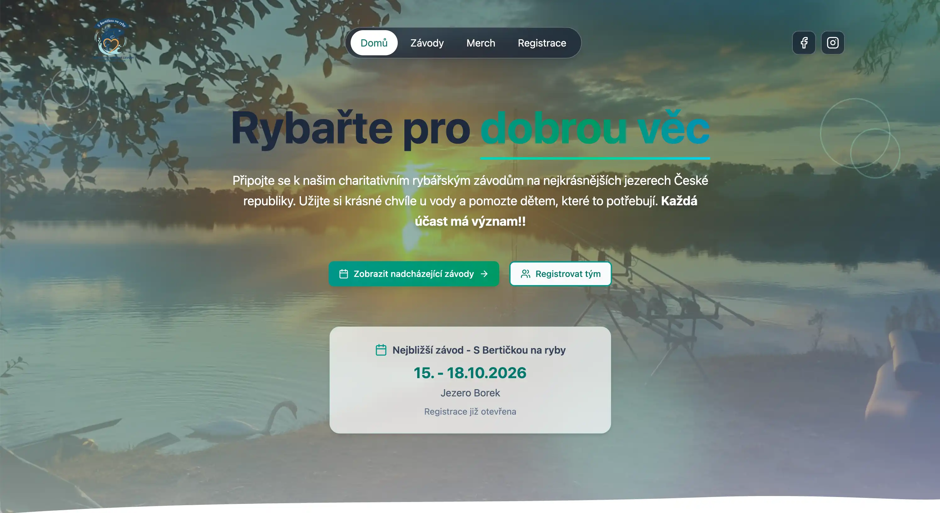 S Bertičkou na ryby